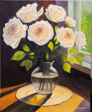 Рисунки учеников с курса Розы маслом